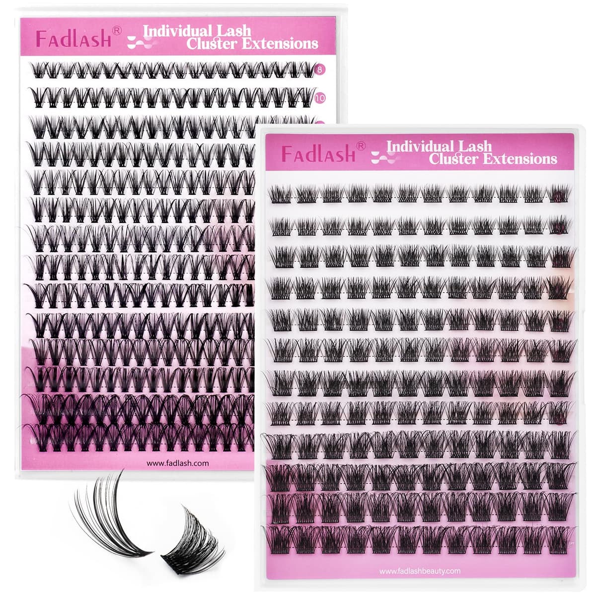FADLASH Lash 120pcs 0.07mm D Curl 8-16mm 40D Mixed Trays Customizable DIY Eyelash Extensions for Beginners — view 60