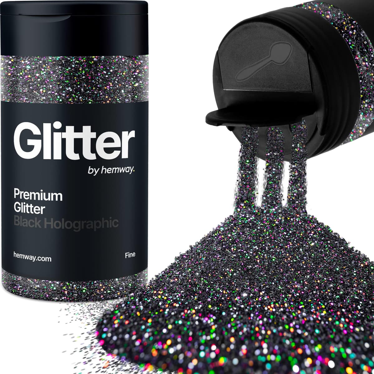Light Rose Gold Glitter Shaker, 130g Ultrafine Glitter, Crafts 1/128" Metallic Flake Light Rose Gold Sequins, Resin & Epoxy Crafts, Decorating, Halloween, Christmas Nail, Face, Hemway — view 322