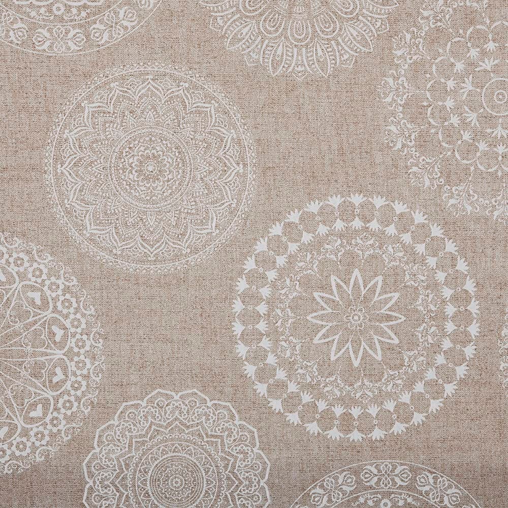 Kt KILOtela - Tela Loneta Estampada, Decoración, Tapizar, Cojines, Cortinas, Bolsos, Manteles, Costura Creativa, 100 cm Largo x 280 cm Ancho, Flores Sevilla, Rosa, Azul ─ 1 Metro — view 45
