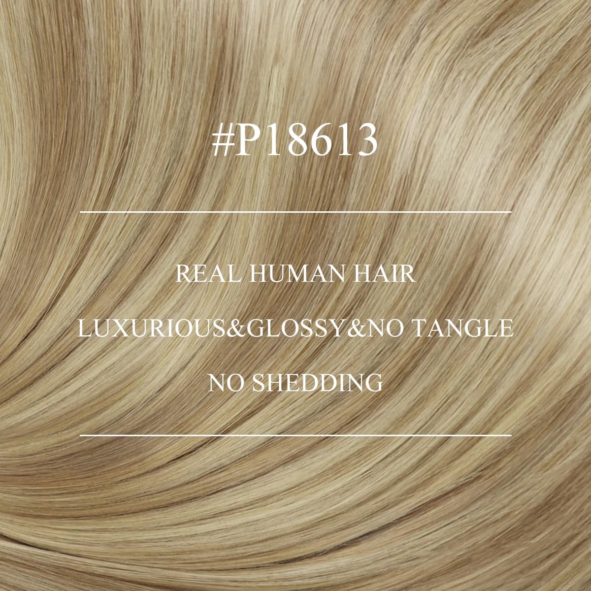 YoungSee Nano Hair Extensions Blonde 16inch Nano Beads Hair Extensions Warm Ash Blonde Highlight Bleach Blonde Nano Ring Hair Extension Highlight for School Soft Cold Fusion 50s 50g — view 2