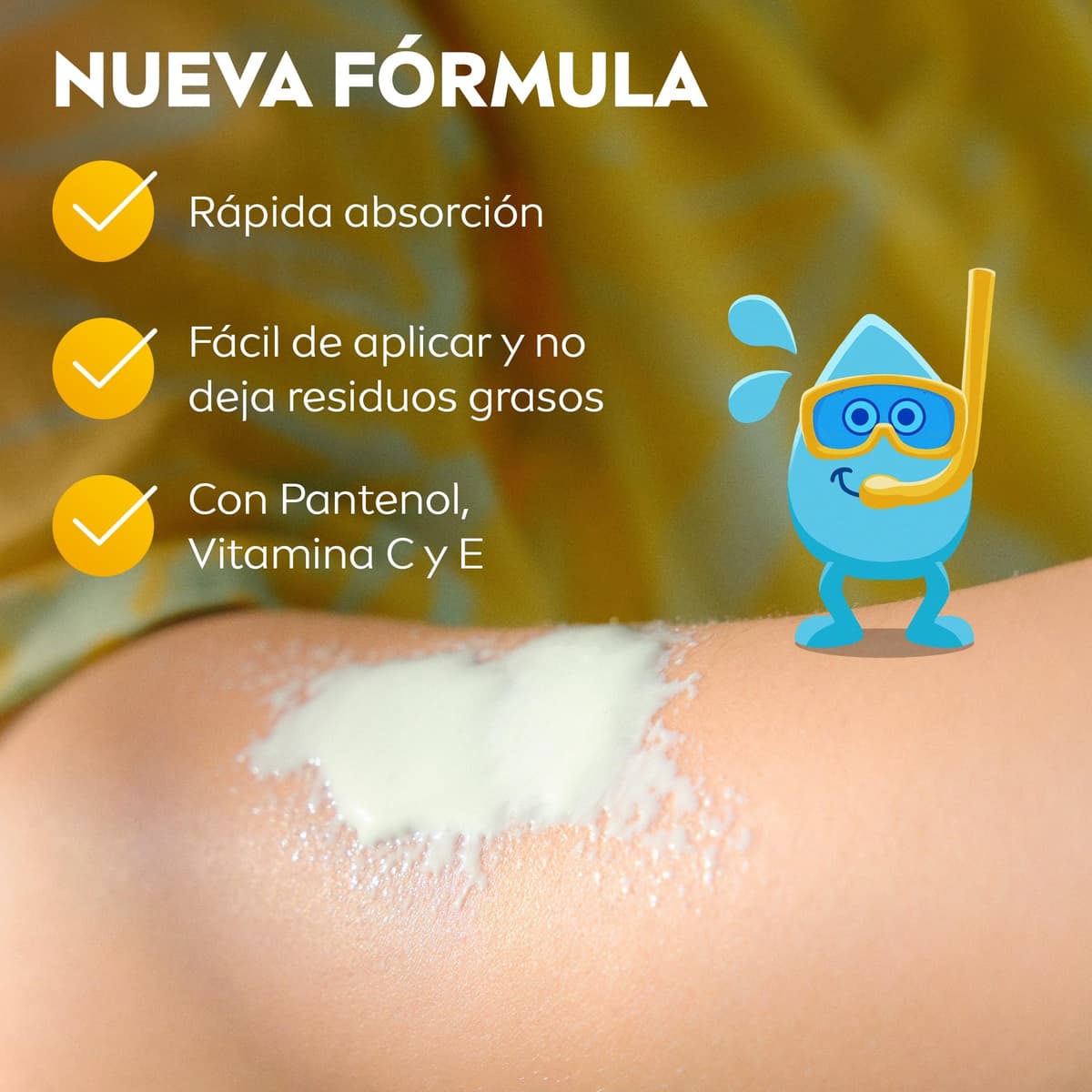 NIVEA SUN Protege & Cuida Kids - Spray FP50+ - Protector Solar Infantil - Protección UVA/UVB Alta - Resistente al Agua - Hidratación Profunda - Aplicación Sencilla - Piel Sensible Para Niños - 250 ml — view 3
