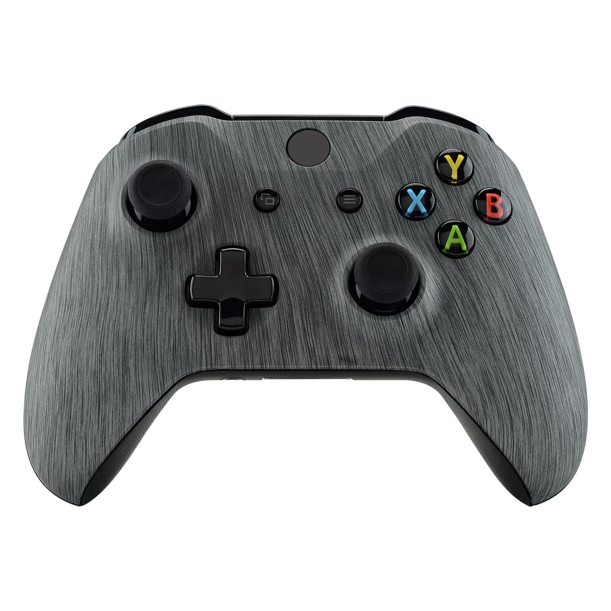 eXtremeRate Nubula Galaxy Faceplate Cover, Soft Touch Front Housing Shell Case, Comfortable Soft Grip Replacement Kit for Xbox One S & Xbox One X Controller — view 24