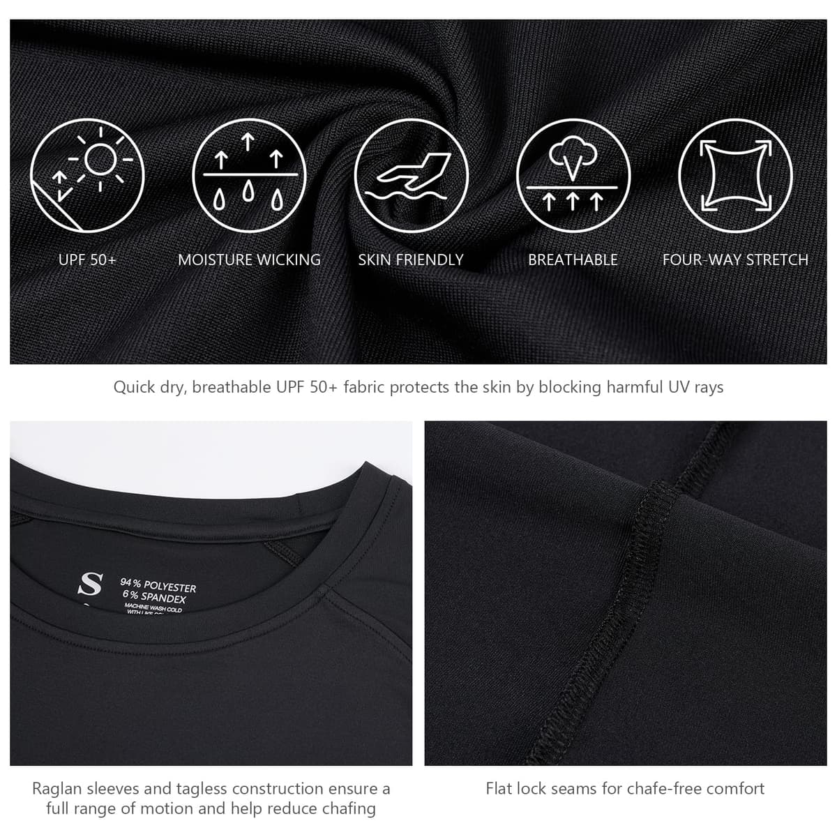Bassdash - Camiseta de Manga Larga para Mujer con protección Solar UPF 50+ UV para Pesca, Senderismo, Rendimiento — view 5