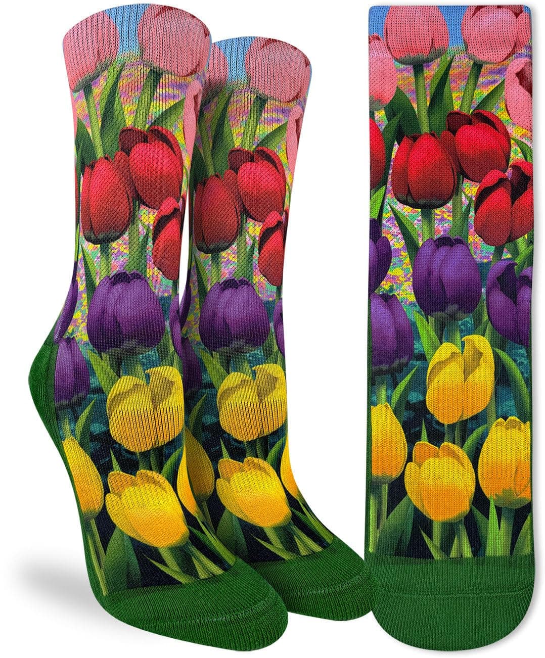 Good Luck Sock Women's Floral Dinosaurs Socks, Shoe Size 5-9 — view 33