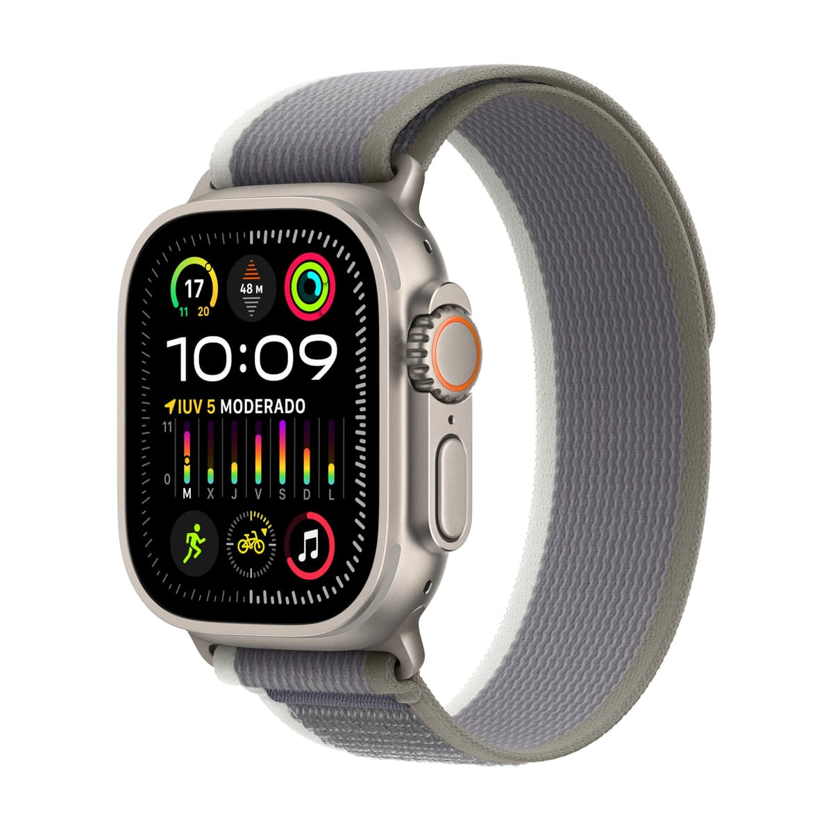 Apple Watch Ultra 2 GPS + Cellular Smartwatch, reloj deportivo con caja de titanio negro resistente de 49 mm y Correa Ocean Negro. Monitor de entreno, GPS de alta precisión y pantalla Retina brillante — view 13
