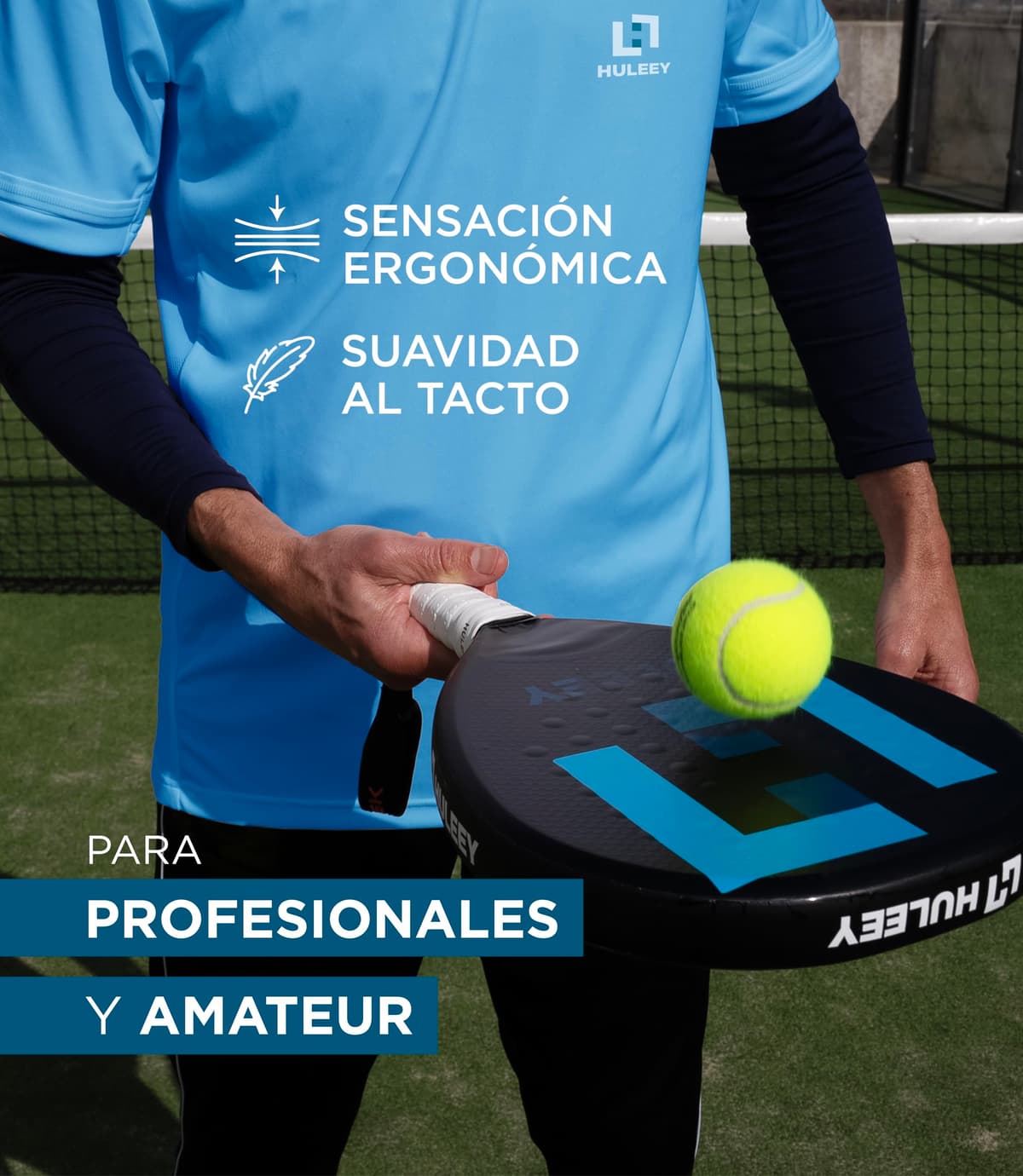 Overgrips Pádel Blanco Perforado – Packs 6/12/20/60 – Antideslizante Extra-Adherente – Alta Absorción – Incluye Protector de Pala — view 3