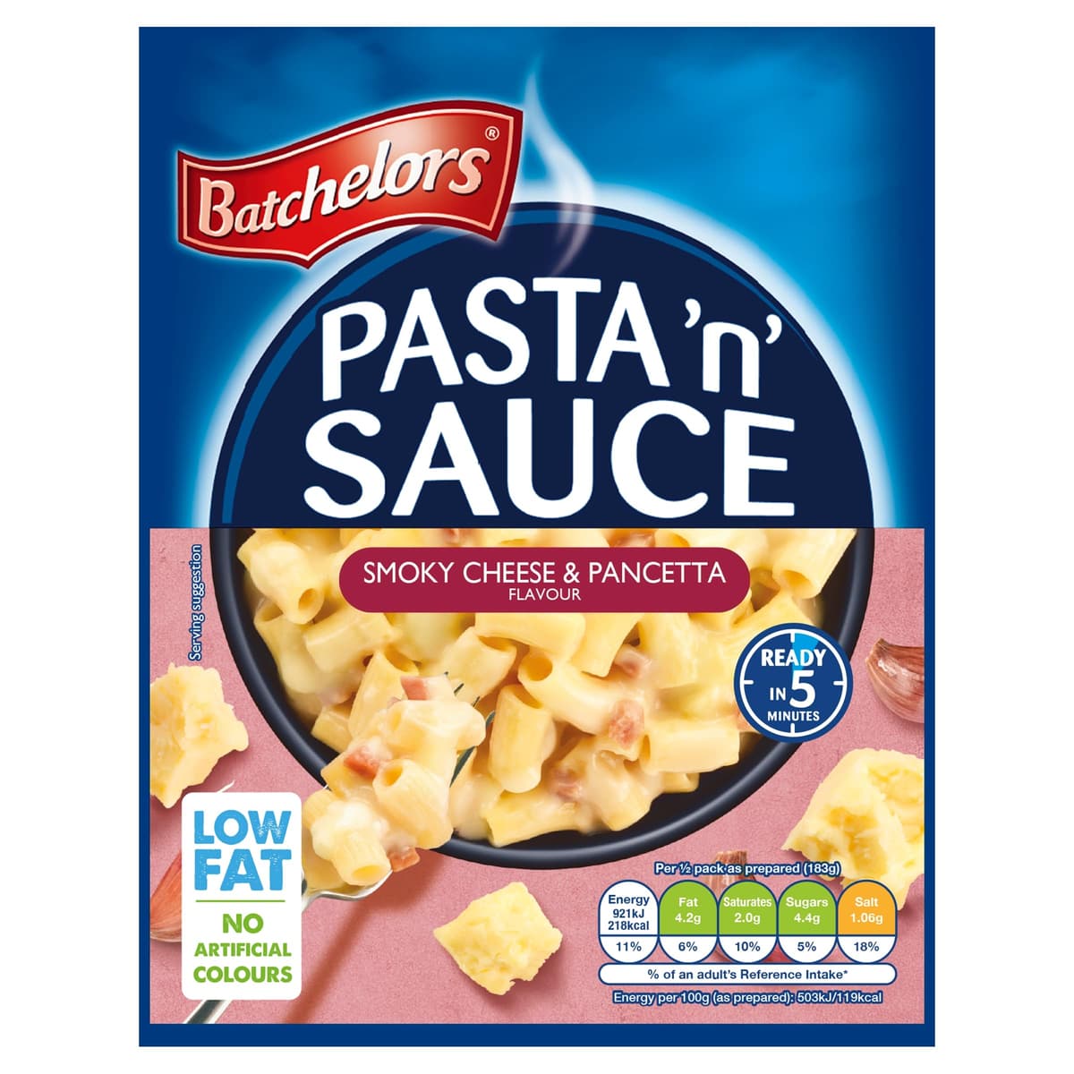 Batchelors Pasta 'n' Sauce Roast Chicken & Bacon Instant Pasta Ready Meal, 99 g Packet (Pack of 1) — view 9
