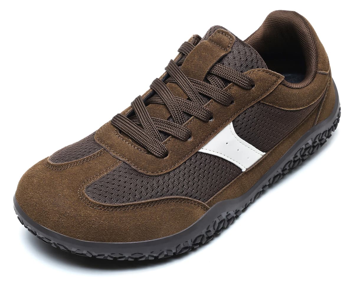 Meik Mangni Unisex Barefoot Zapatillas Minimalistas Hombre Mujer Ligera Zapatos Barefoot Anchos Transpirable y Antideslizante Zapatillas de Trail Running,Tallas:36-46 EU