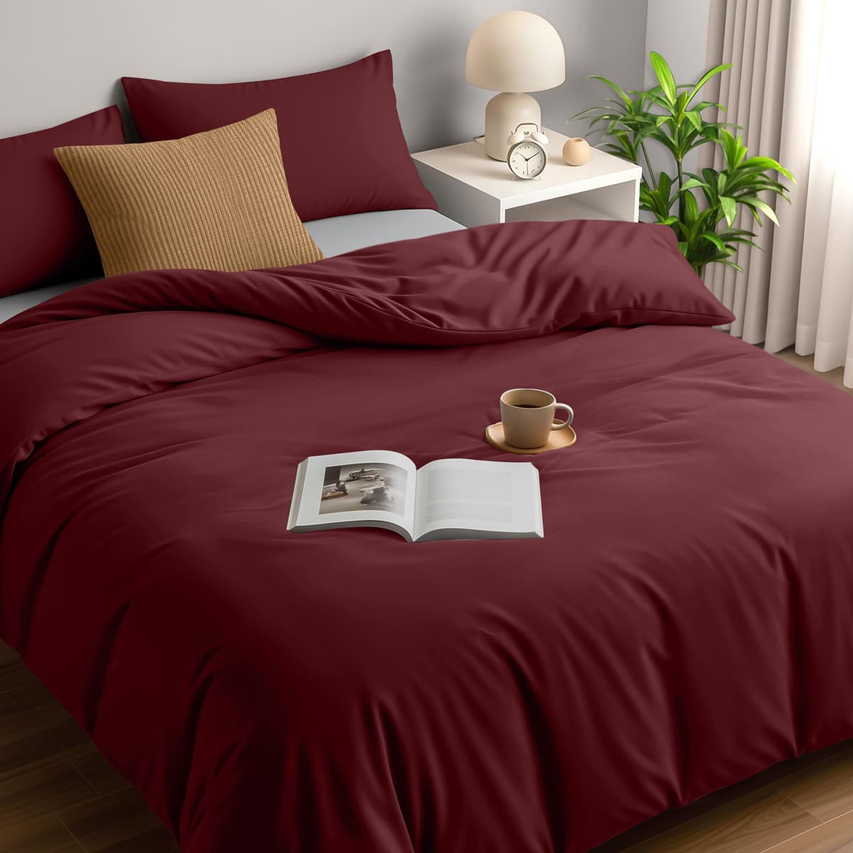 Utopia Bedding Duvet Cover Double - Soft Microfibre Polyester - Bedding Quilt Cover Set, with Pillow cases (Grey) — view 36