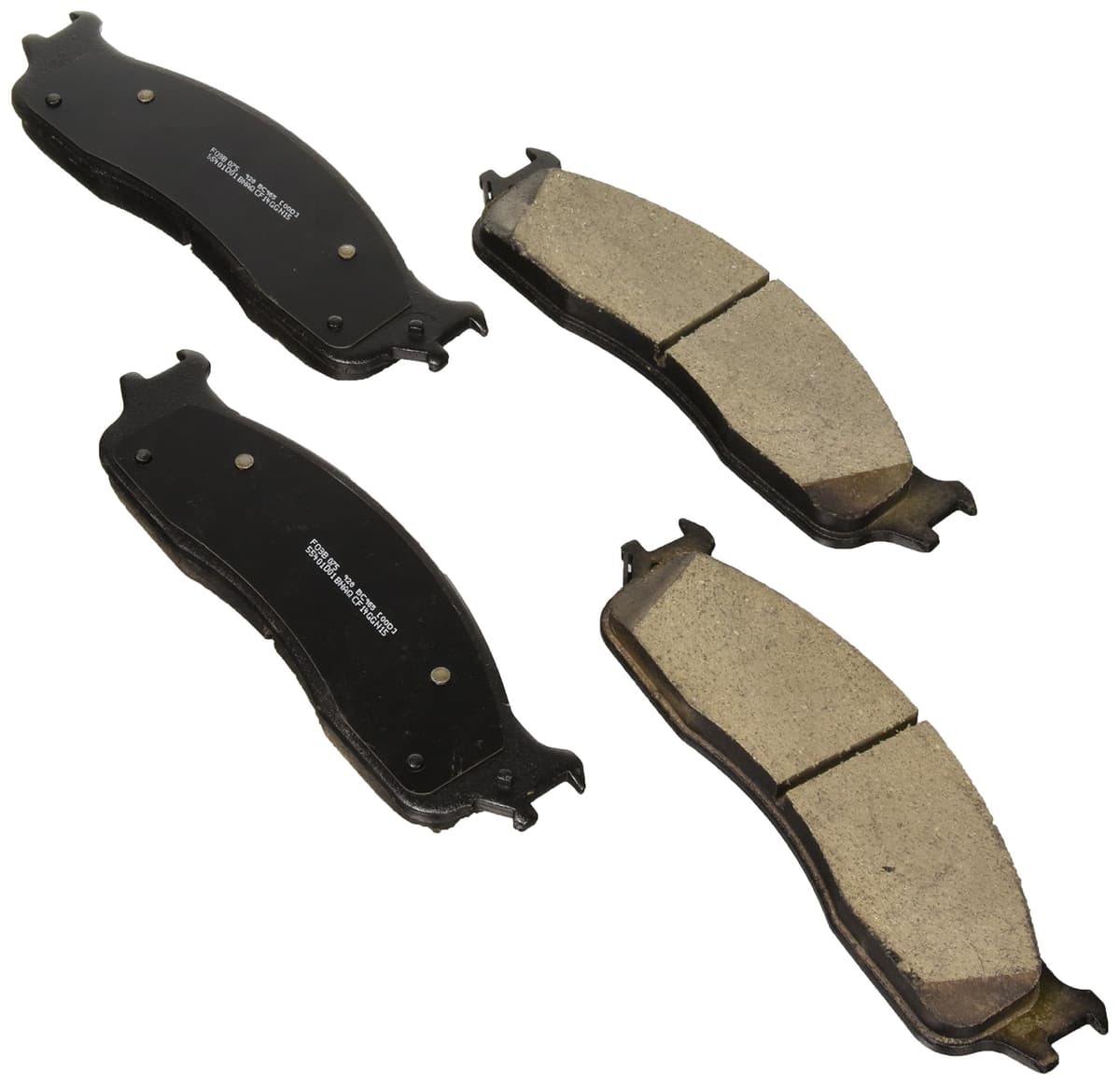 Bosch BC914 QuietCast Premium Ceramic Disc Brake Pad Set For: Acura ILX; Honda Accord, Civic, CR-V, Element, Fit, Front — view 52