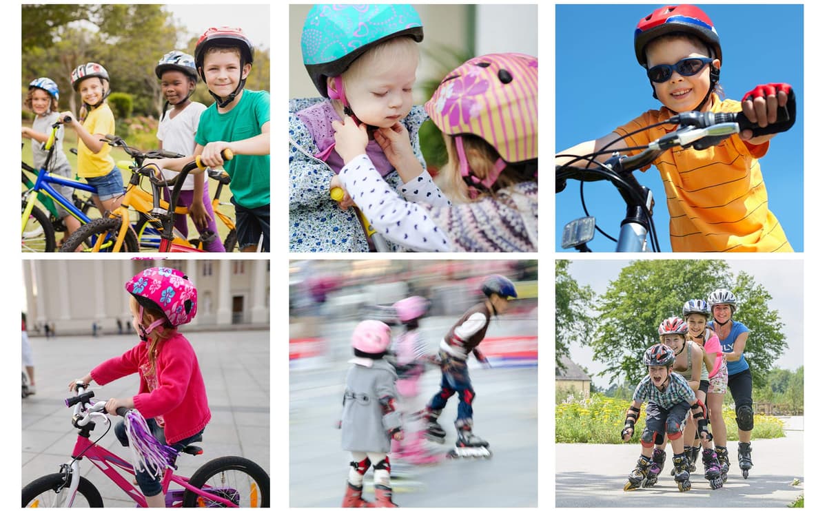 Casco Bicicleta para Niñas y Niños - Helmet Infantil de Bici para Ciclismo MTB Road Race Montaña BMX Carretera y Actividad Ciclista - Rolerskate Patines — view 6