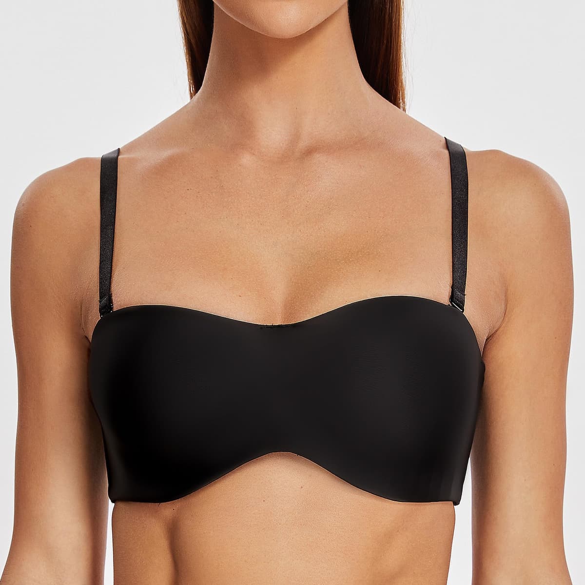 MELENECA Women's Strapless Minimizer Multiway for Large Bust Unlined Seemless Underwire Bandeau Bra — view 4