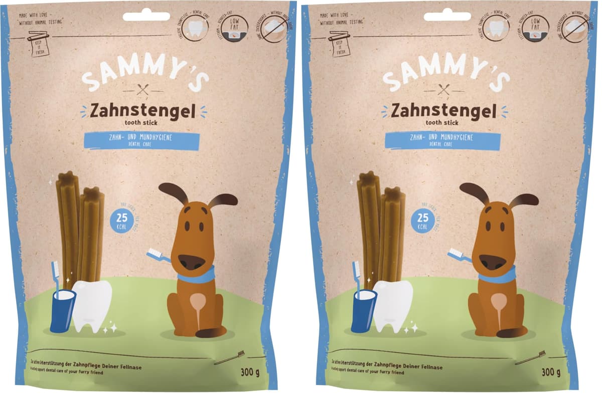 Sammy's Dog Snack Chew Bar for Active Dental Care Support, 1 x 300 g — view 4