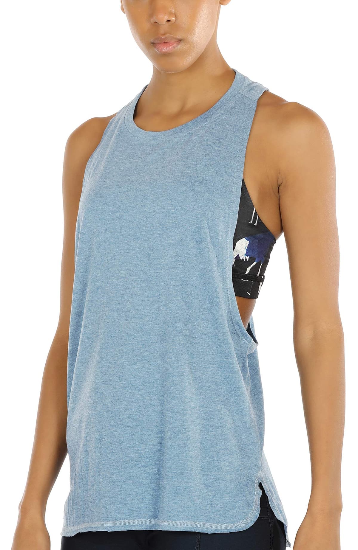 icyzone Sueltas y Ocio Camiseta de Fitness Deportiva de Tirantes para Mujer, Pack de 3 — view 23