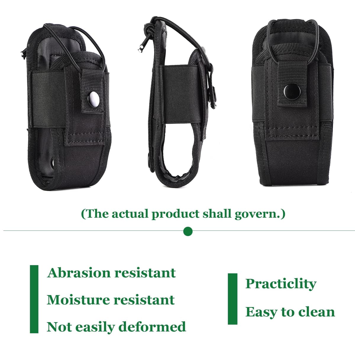 Kyrio Funda para Walkie Talkie, Bolsa para Walkie Talkie, Bolsa Militar Soporte Radio Walkie Talkie para Outdoor, Caza, Táctica, Acampada, Senderismo — view 6