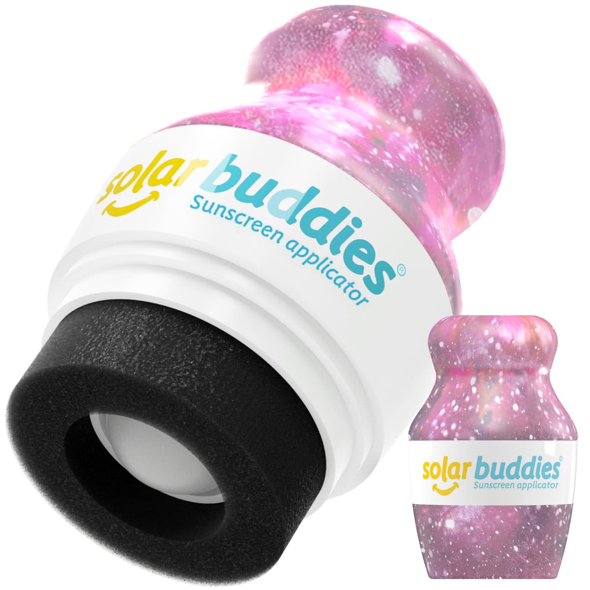Solar Buddies Sunscreen Applicator - Single Pink - Refillable Roll on Sponge Sunscreen, Suncream & Lotion Applicator For Kids, Adults & Families - Holds 3.4fl oz, Perfect Size for Travel — view 9