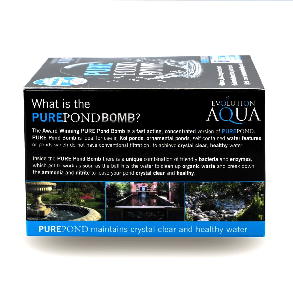 Evolution Aqua Pure Pond Bomb – for Crystal Clear Healthy Water, Treats up to 20,000 litres — view 5