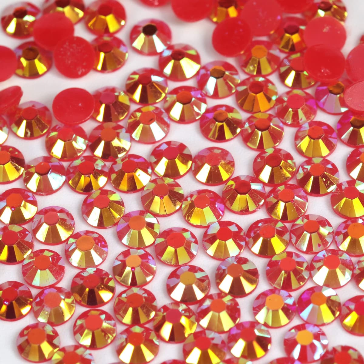 1000pcs 4mm Flat Back Non-Stick Rhinestone Crystal Diamantes Nail Art & Craft Scrapbooking Embellishments 90 Available Colours (4mm, AB Clear #A13) — view 81