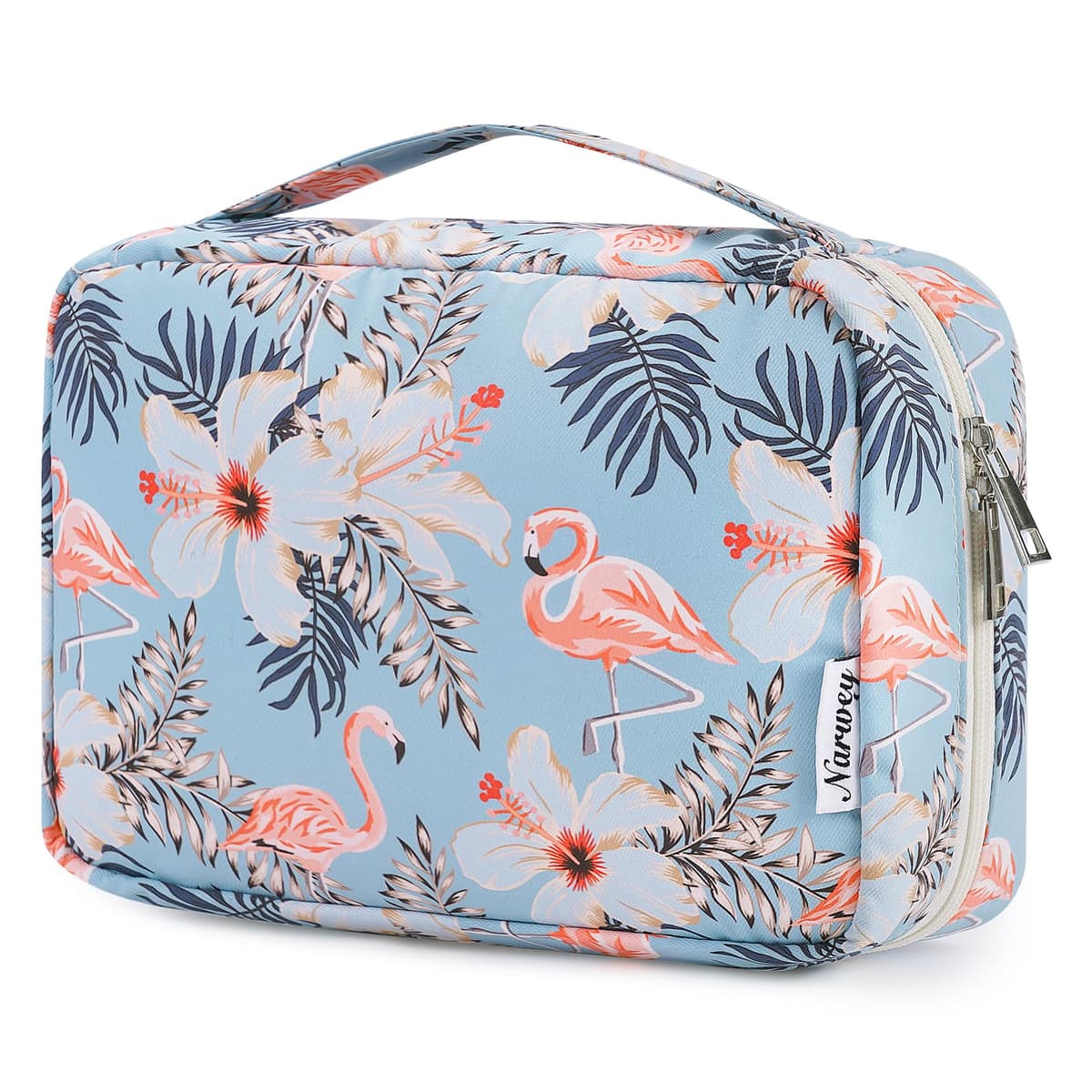 Narwey Travel Hanging Toiletry Wash Bag Toiletry Bags for Women Toiletries Bag Washbag Makeup Cosmetic Organizer for Travel Essentials Accessories — view 10
