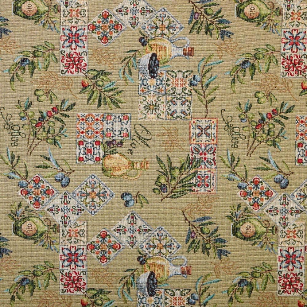 Kt KILOtela - Tela Tapicería, Jacquard Gobelino, Tapizar Sillas, Cojines, Cabecero, Sofá, Bolsos, Resistente al Desgaste, Costura, 100 cm Largo x 280 cm Ancho, Geométrico, Multicolor, 1 metro — view 42