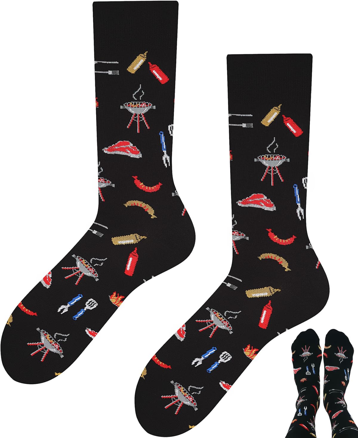 Todo Calcetines Divertidos Hombre y Mujer, Calcetines Fantasia con Motivo, de Colores — view 18