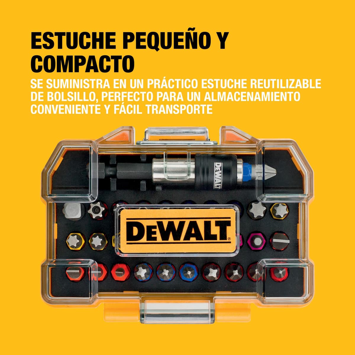 DEWALT - Juego de atornilladores de alto rendimiento en Tough Case 25mm (32piezas), DT7969-QZ — view 5