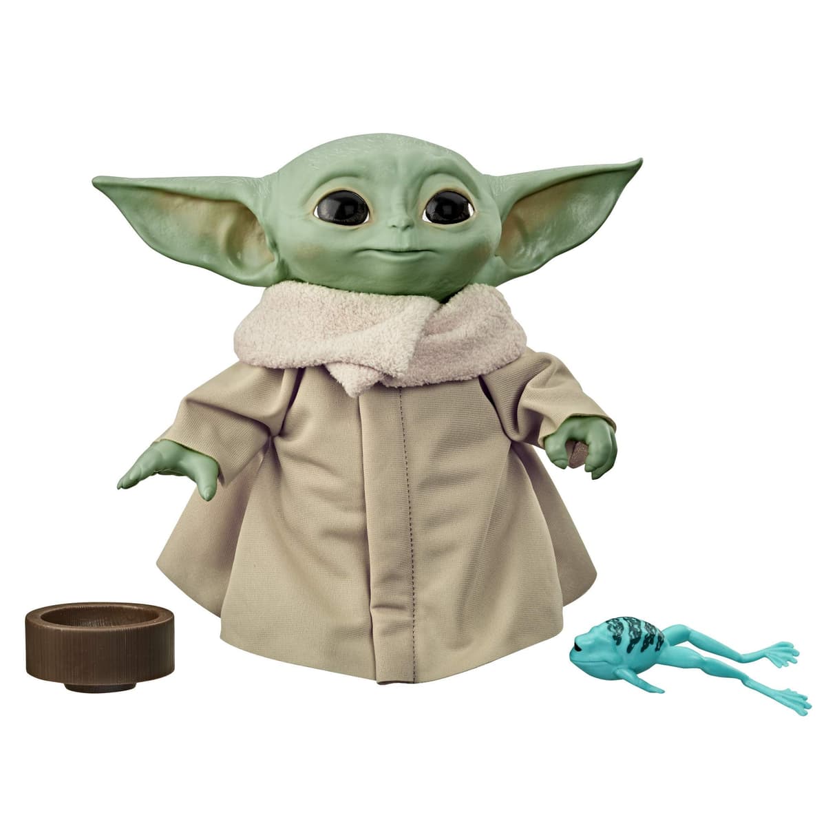 Star Wars Juguete de Peluche Que Habla de El Niño Sonidos del Personaje y Accesorios, Juguete de The Mandalorian para niños a Partir de 3 años
