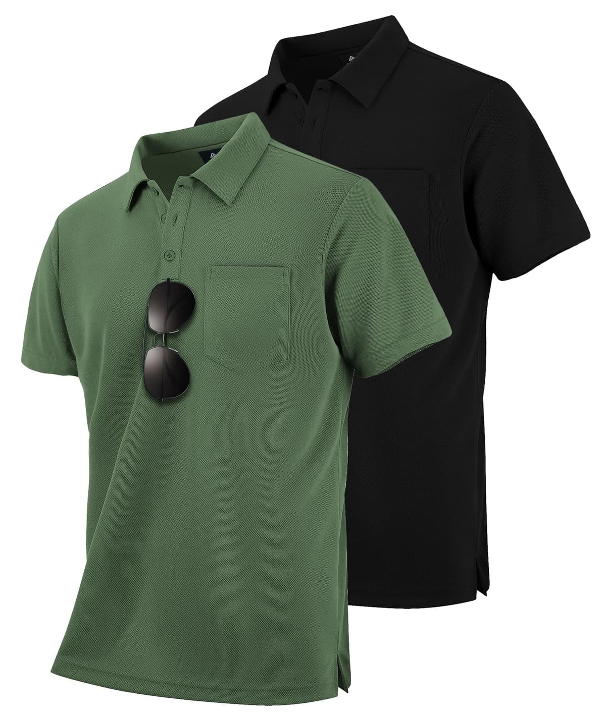 SwissWell Lote de 2 Polo Hombre Manga Corta Transpirable Golf Polos Camisa para Hombre — view 13