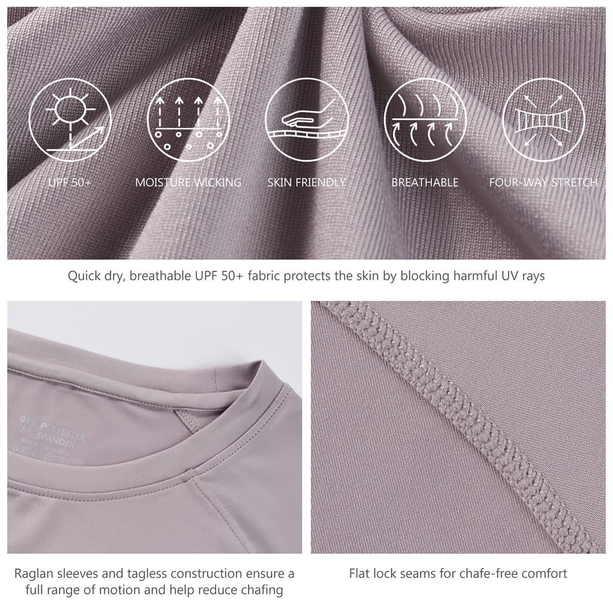 Bassdash - Camiseta de Manga Larga para Mujer con protección Solar UPF 50+ UV para Pesca, Senderismo, Rendimiento — view 5