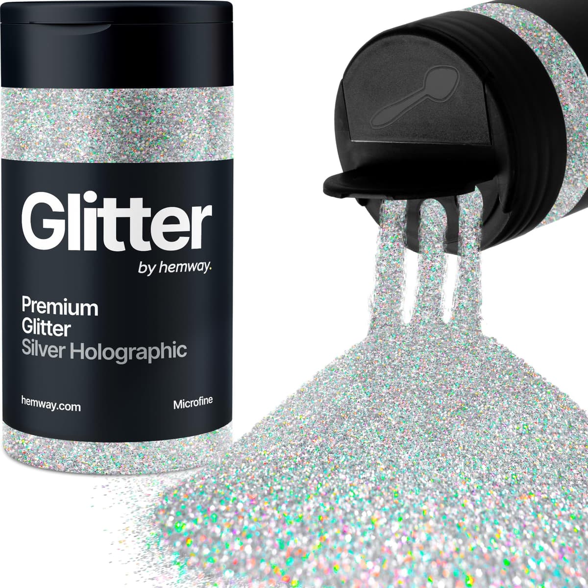 Light Rose Gold Glitter Shaker, 130g Ultrafine Glitter, Crafts 1/128" Metallic Flake Light Rose Gold Sequins, Resin & Epoxy Crafts, Decorating, Halloween, Christmas Nail, Face, Hemway — view 72