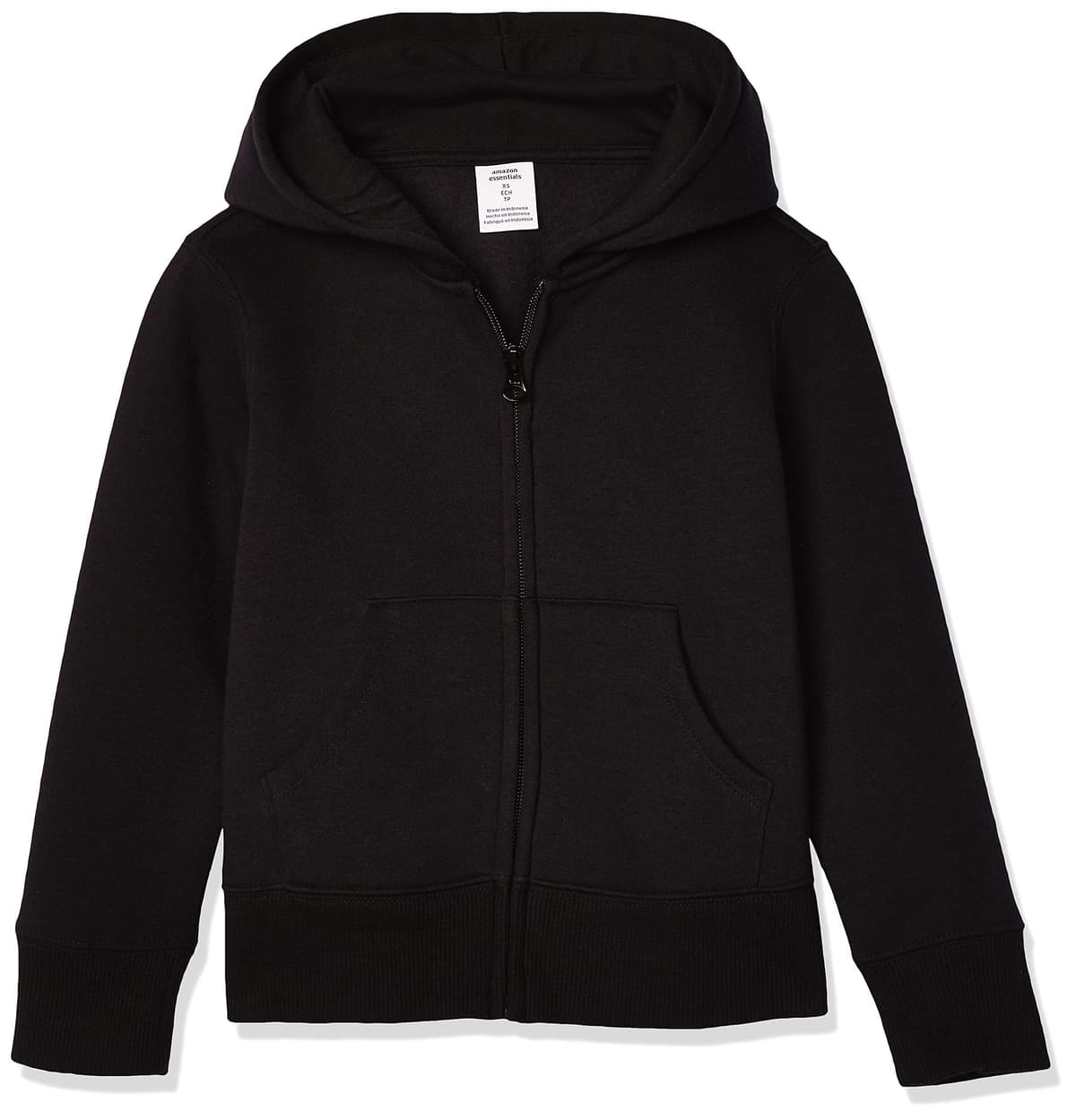 Amazon Essentials Girls Fleece Zip-Up Hoodie Sweatshirt