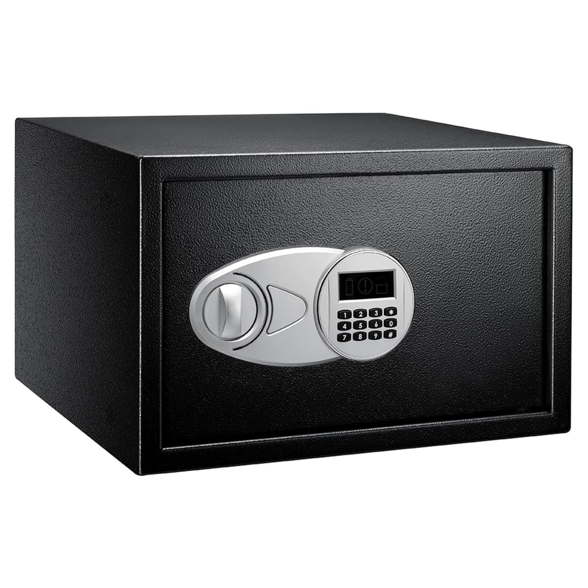 Amazon Basics Caja Fuerte de Seguridad de Acero con Cerradura con Teclado, Protege Dinero, Joyas, Documentos de identificación, 14 l, 35 cm x 25 cm x 25 cm, Color Negro — view 29