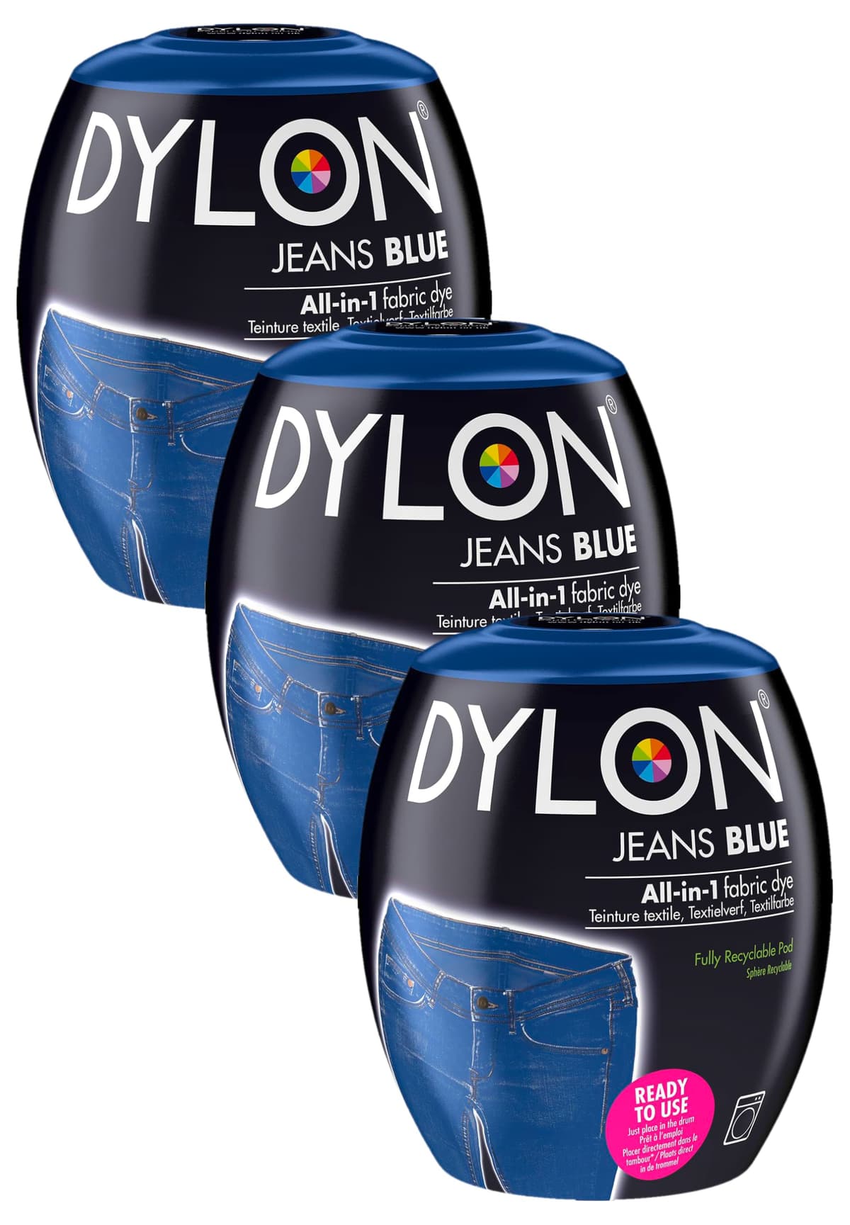 Dylon Washing Machine Fabric Dye Pod Intense Black, 350g, Packaging May Vary — view 20