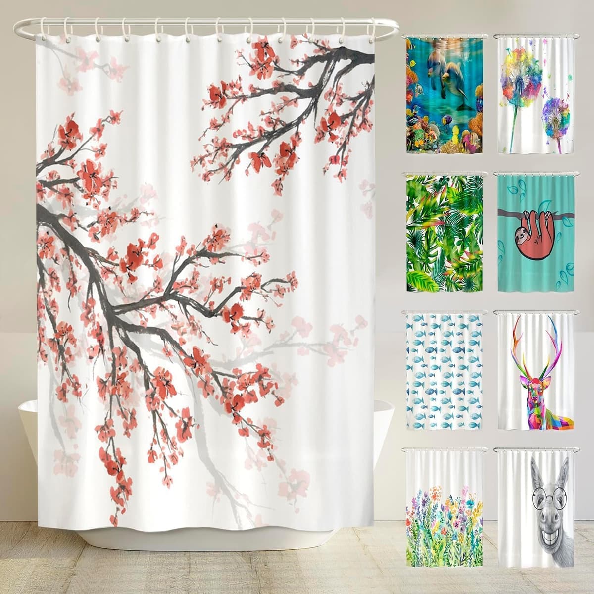 arteneur® - Cortina de Ducha 180x200 - Cortina de Baño Antimoho de Tela, Impermeable, Lavable y Opaco con Dobladillo Ponderado y Anillas (Tabla Periódica Española) — view 156