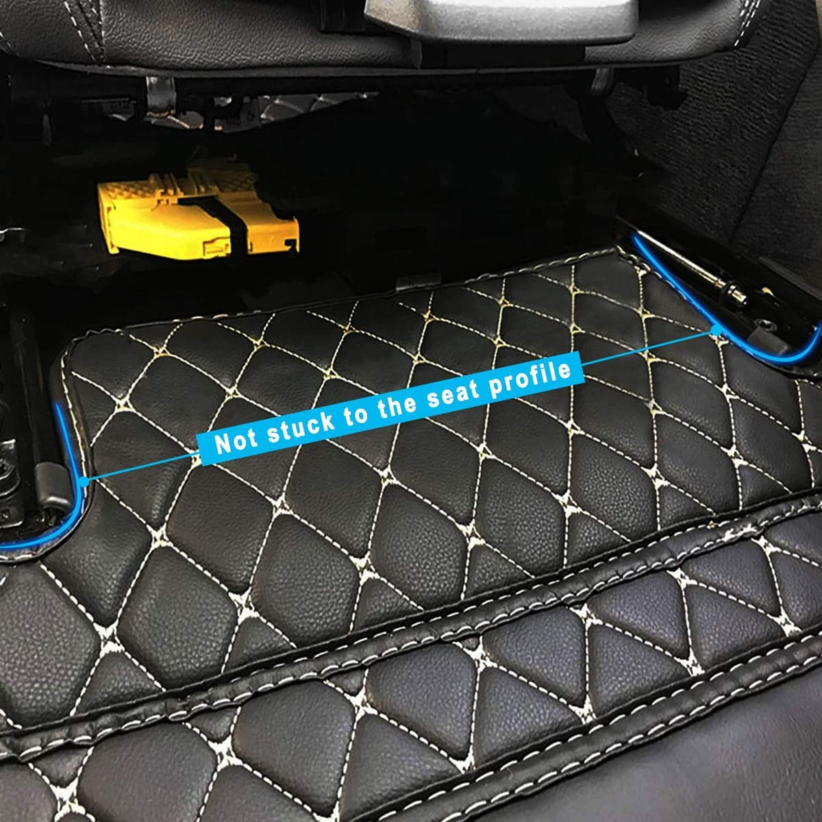 Maidao Custom Car Floor Mats for Bmw 1/2/3/4/5/6/7/8 Series X1 X2 X3 X4 X5 X6 X7 Z4 I3 I4 Z4 M3 M4 Floor Liner,PU Leather All-Weather Waterproof Right Hand Drive (Black Red — view 5