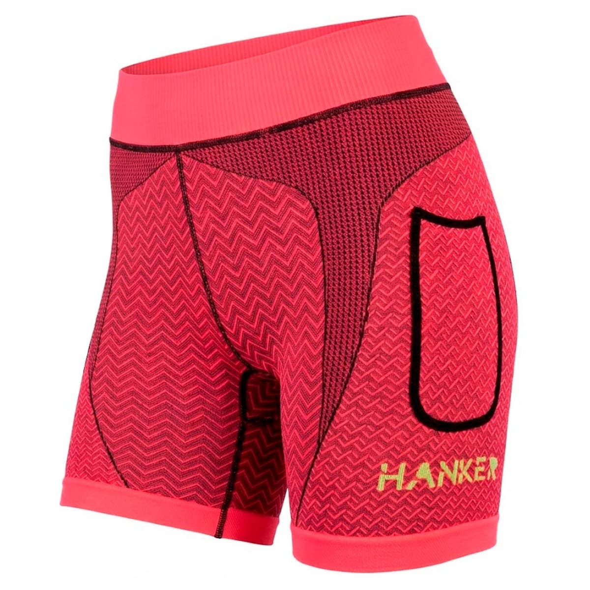 HANKER Mallas Deportivas Mujer Cortas Compresivas con Bolsillos Cintura Alta para Running y Gimnasio — view 11