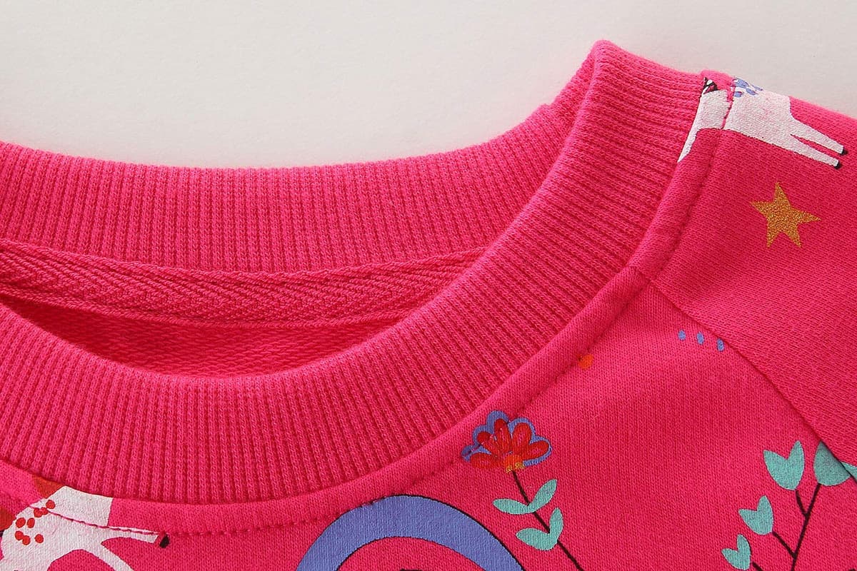 TEDD Sudaderas Niña Unicornio Camiseta Manga Larga 100% Algodón Jersey sin Capucha para Nina 1-12 años — view 4