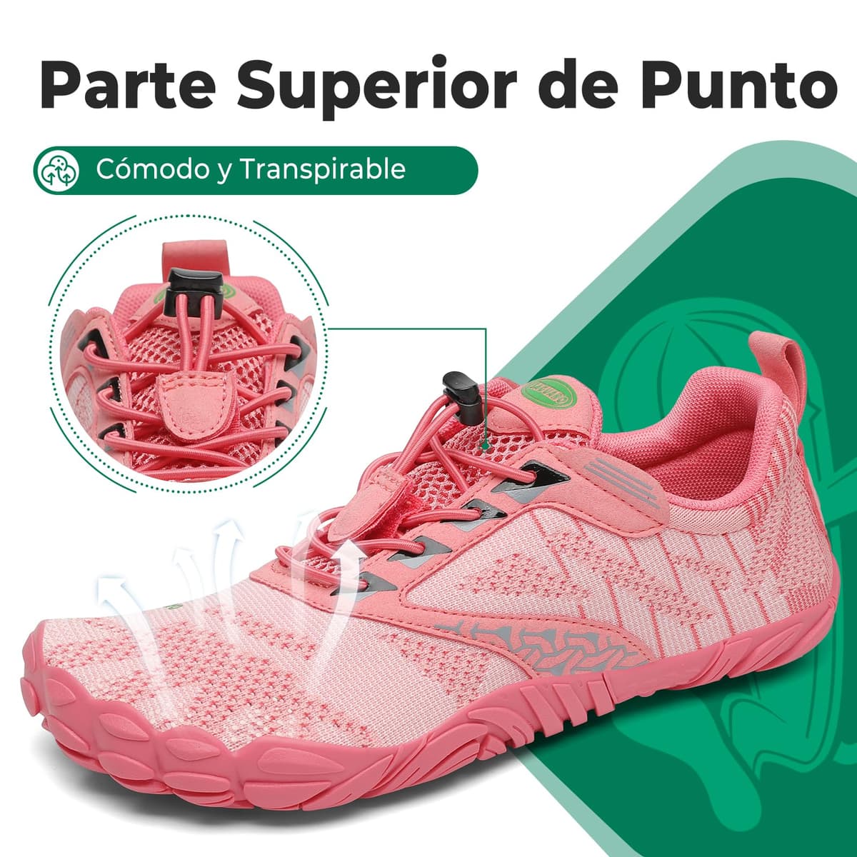 SAGUARO Punto Barefoot Zapatillas Minimalistas Hombre Mujer Gr.36-48 — view 3