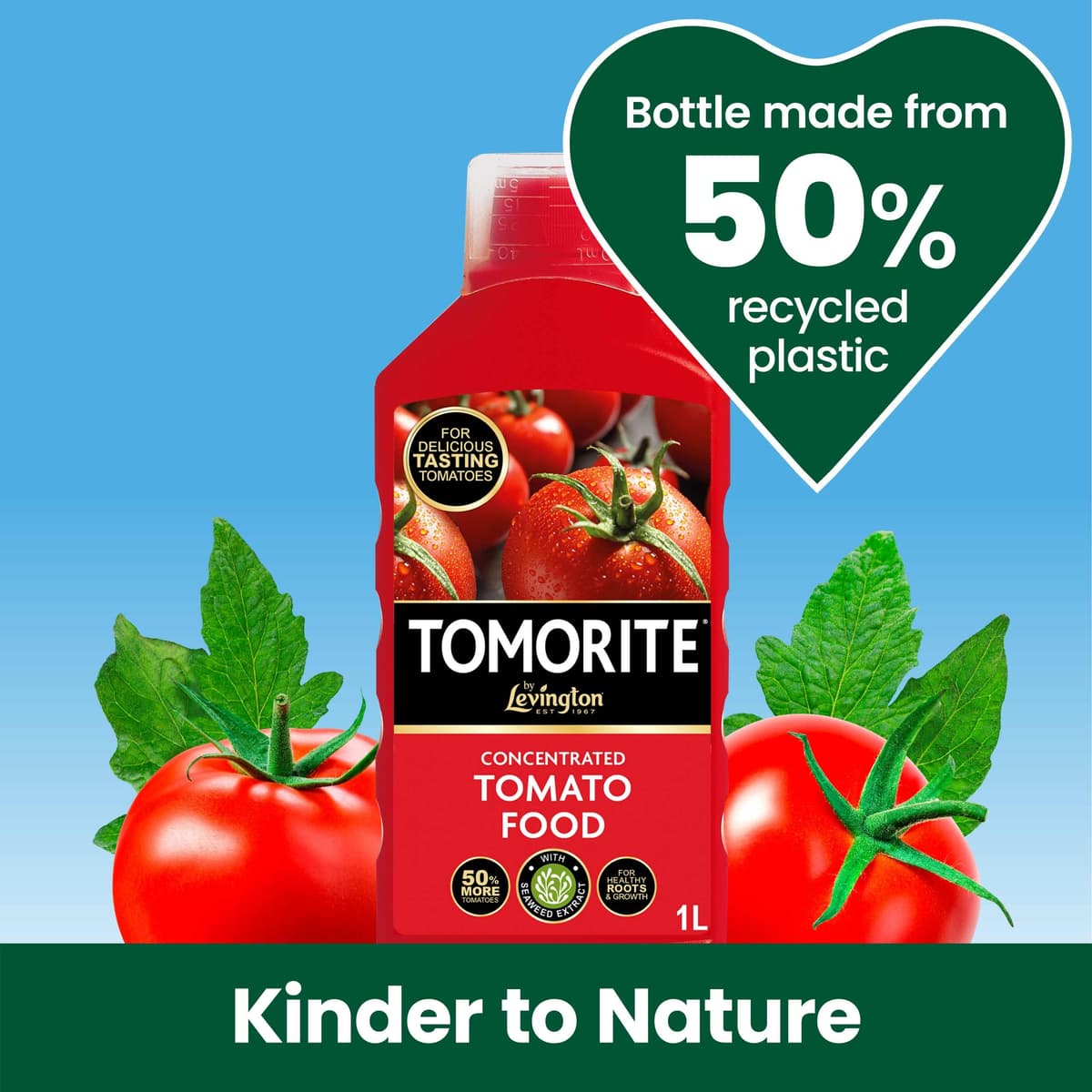 Levington Tomorite Liquid Tomato Food, Concentrate, 1L, Red — view 7