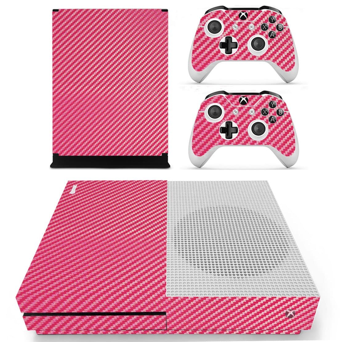 DOTBUY Vinyl Decal Full Body Skin Sticker For Microsoft Xbox One S Console And 2 Controllers And Kinect 2.0 (All White) — view 39