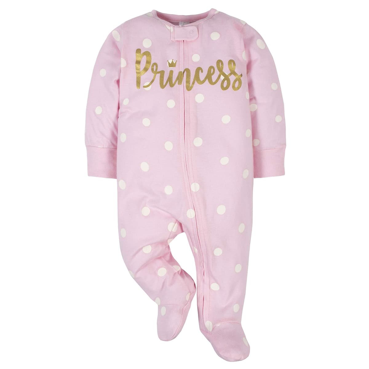 Gerber Baby Girls 4 Pack Sleep 'N Play Footie Baby and Toddler Sleepers — view 4
