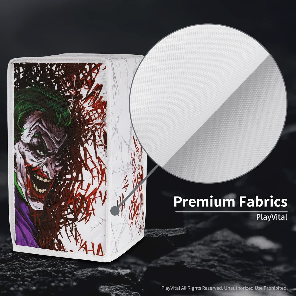 PlayVital Funda Vertical Antipolvo para Xbox Series X - Cubierta Protectora Resistente al Agua con Forro Suave y Acceso Fácil a Puertos, Accesorio Compatible con Xbox Series X Consola (Clown Hahaha) — view 4
