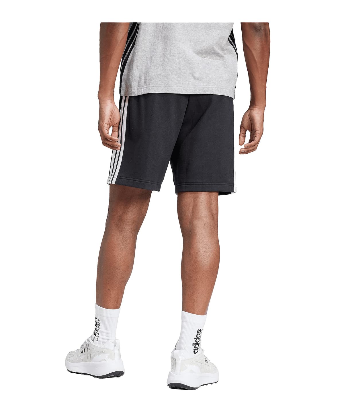 Adidas Hombre Essential Three Stripes French Terry Short — view 3