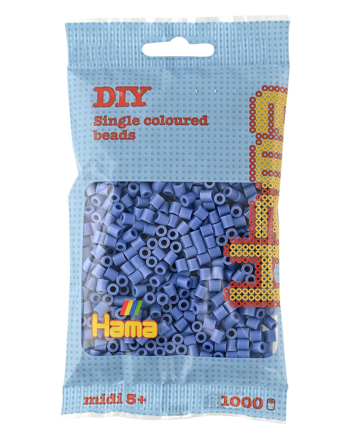 HAMA Bolsa de perlas | Aprox. 1000 cuentas midi fusibles para manualidades y mosaicos | Perlas de fusión para niños creativos 5+ | Juego de arte y decoración | Beige — view 64