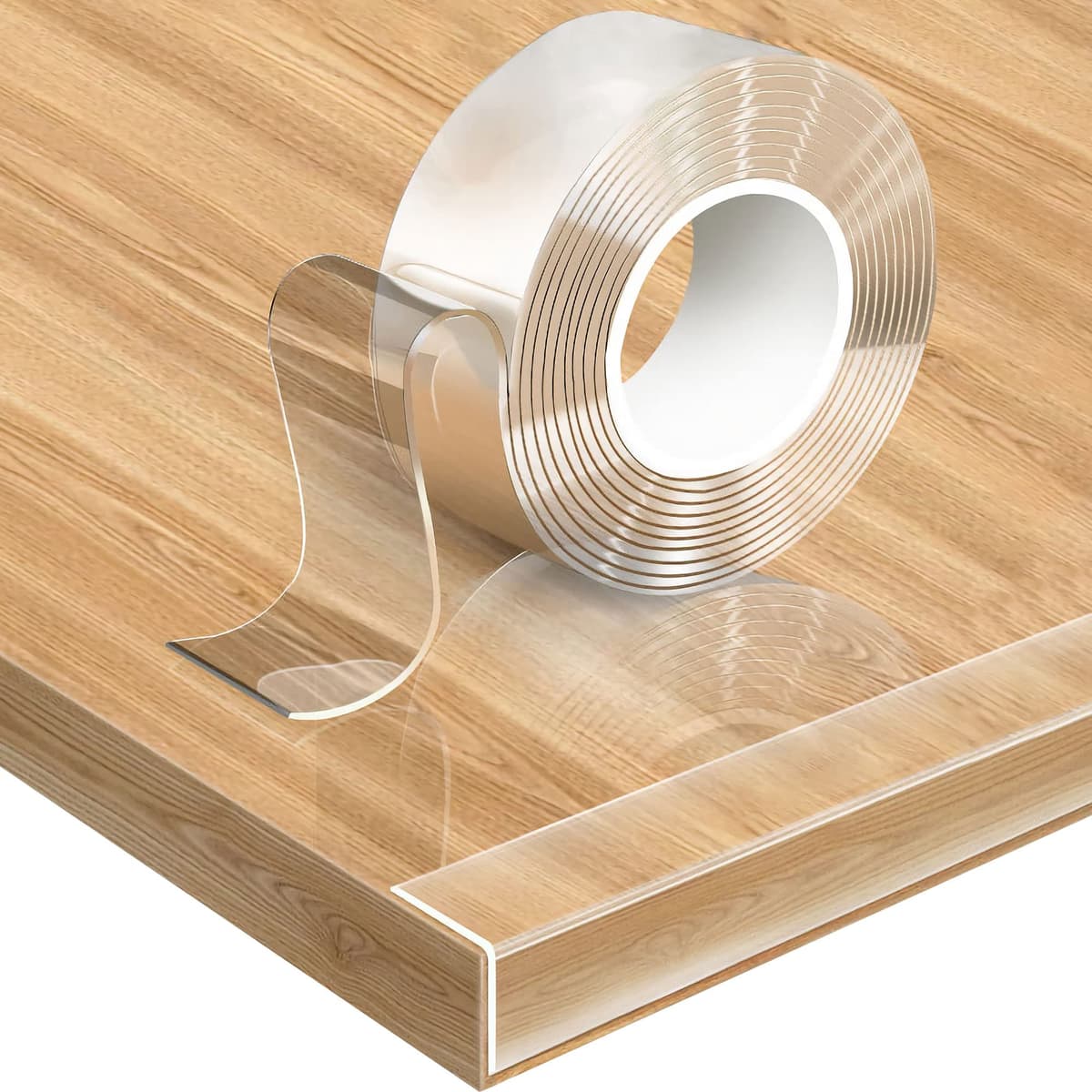 Loiion 1m Protector Esquinas Pared, Transparente Protector Muebles Bebe, Pre-Adhesivo Extra Fuerte Cinta Nano Tape, Multifuncional Protectores para Esquinas y Bordes (1mm de Grosor) — view 10