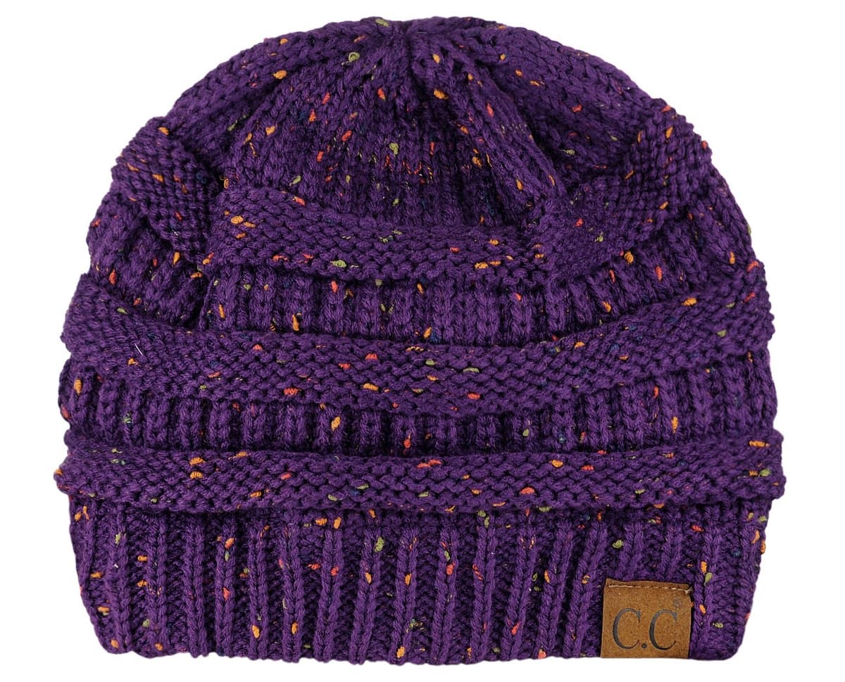 Warm Chunky Soft Stretch Cable Knit Beanie Skully — view 38