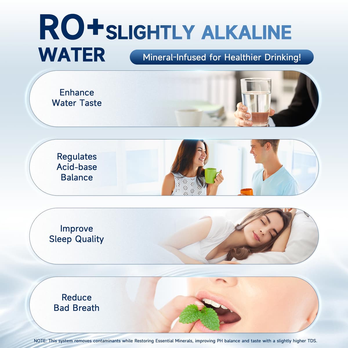 AQUALTRA USF-4RF-100 Sistema de Ósmosis Inversa domestica para Bajo Fregadero, 100GPD - Con Grifo, Relación Agua Purificada/Residual 3:1, Diseño Depósito, Instalación Express — view 4