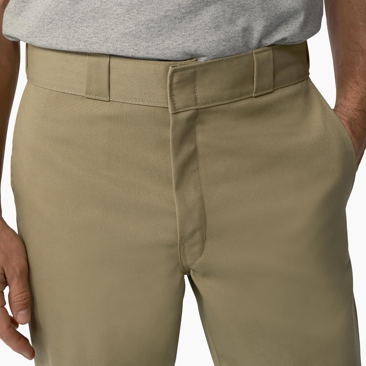 Dickies Men's Original 874 Work Utility Pants, Khaki, 38W / 32L 38W / 32L Khaki — view 4