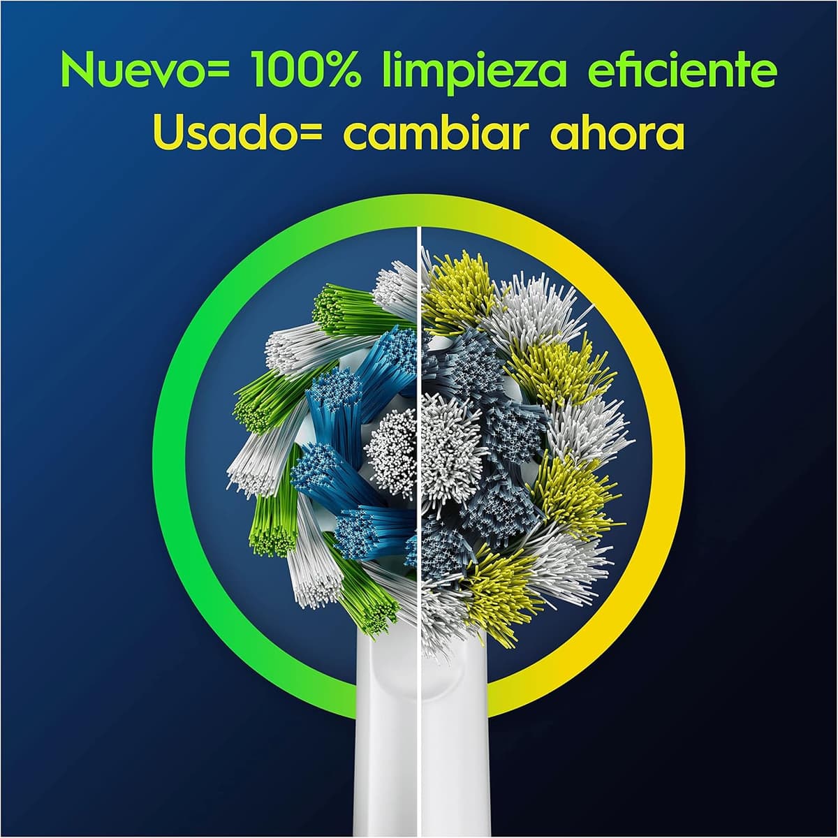 Oral-B Pro CrossAction Cabezales De Recambio ORIGINALES para Cepillo de Dientes Eléctrico Oral-B Pro, Pack de 10 Recambios Con Indicador De Uso, Blanco (Tamaño Buzón) — view 4