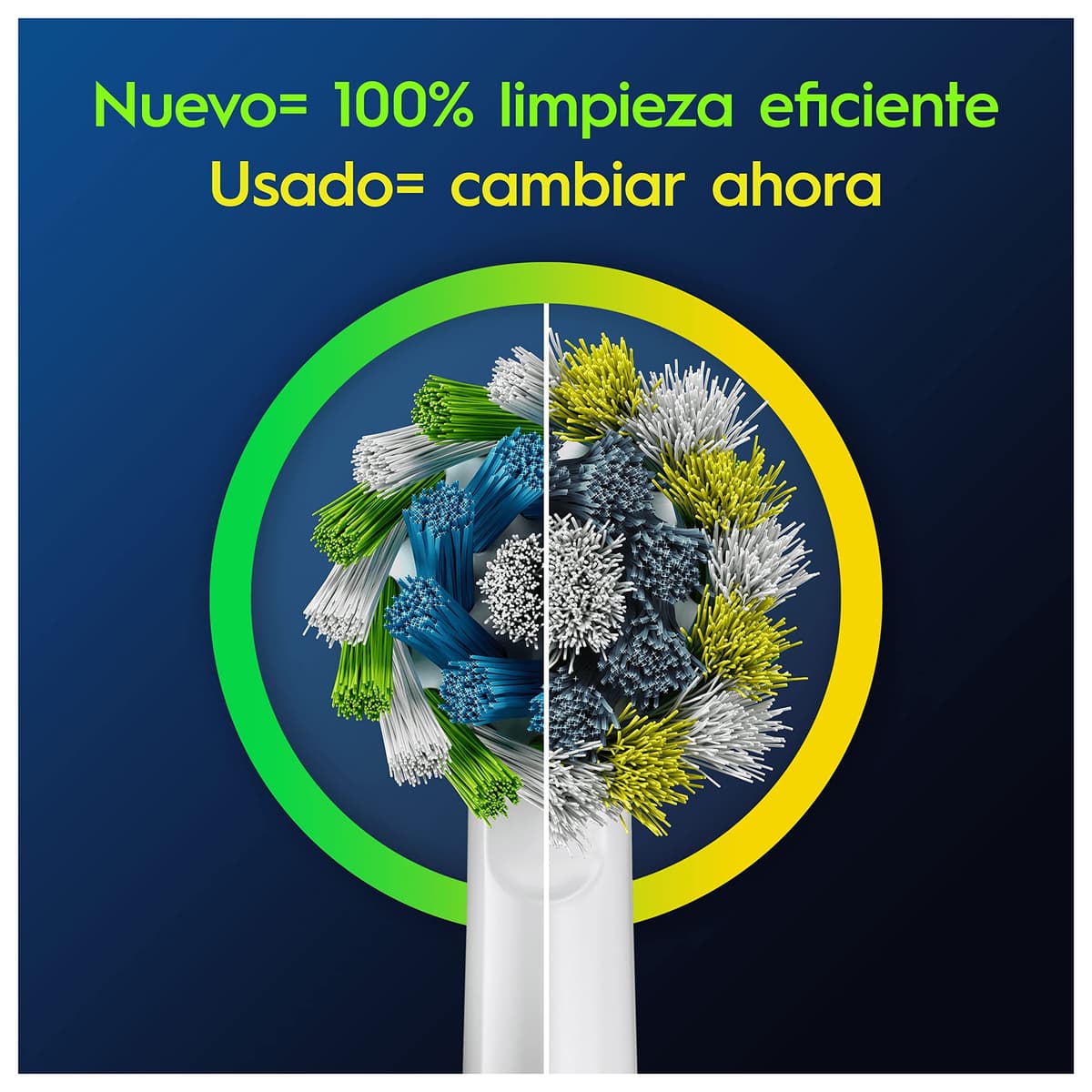 Oral-B Pro CrossAction Cabezales De Recambio ORIGINALES para Cepillo de Dientes Eléctrico Oral B Pro, Pack de 10 Recambios Con Indicador De Uso, Blanco — view 5